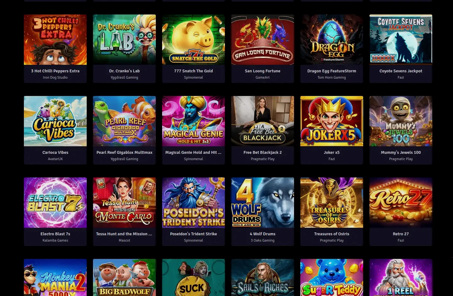 Offres spéciales et bonus disponibles sur le casino en ligne Nirvana